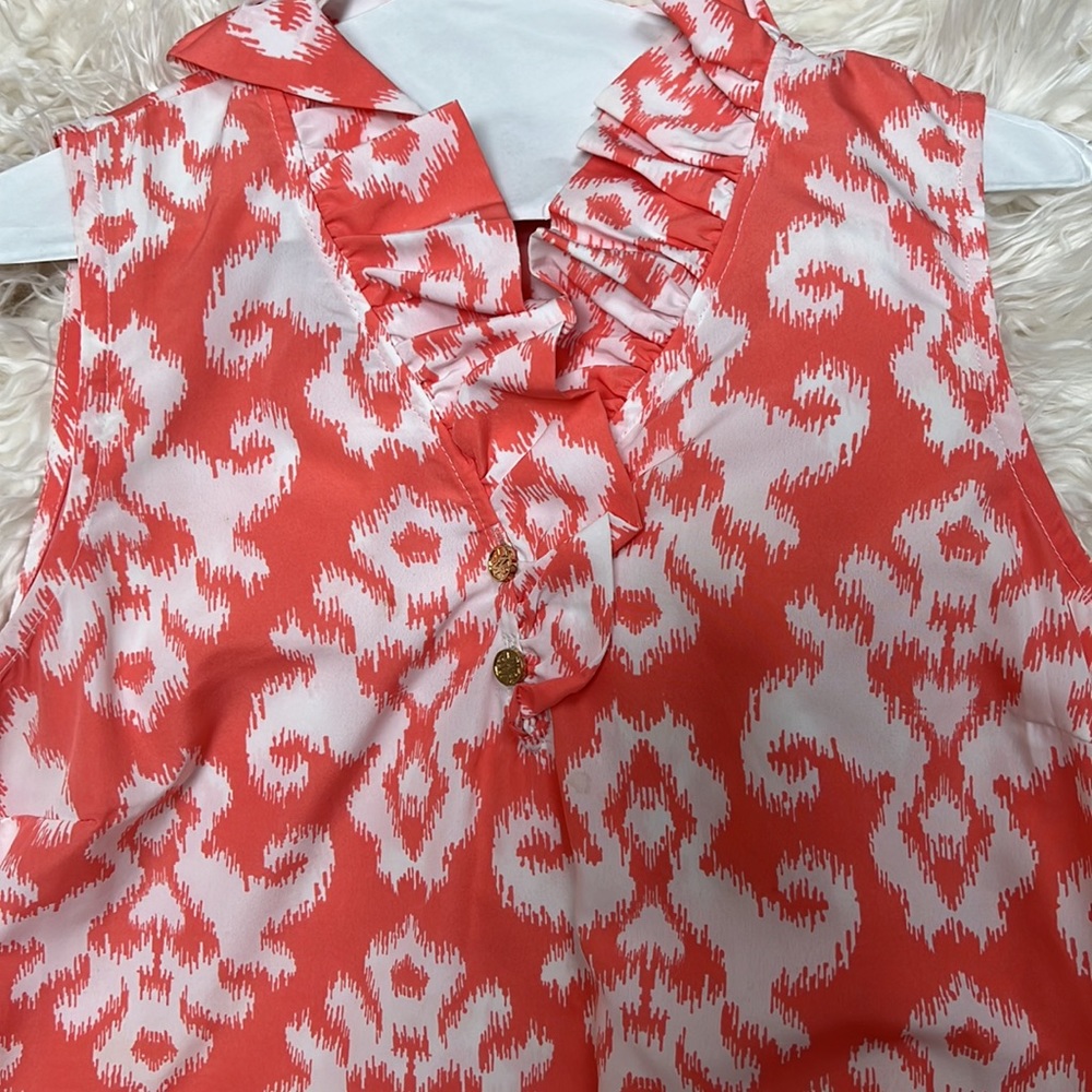 Soft peach/orange color silky dress